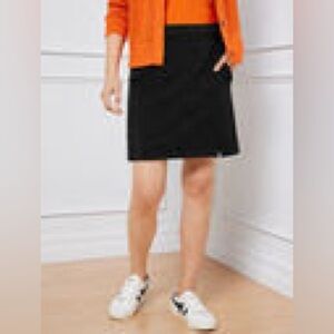 T by Talbots Black Everyday Stretch Skort